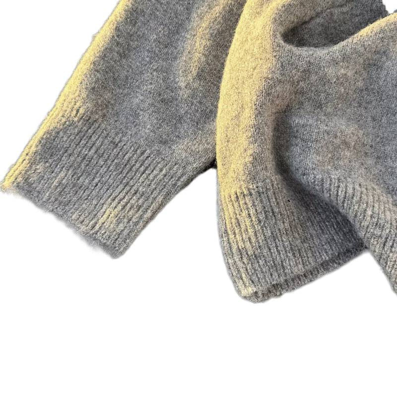 Unisex Feinstrick-Zipcardigan mit Rundhals und weichem Alpaka‑Mix Nord Taschen