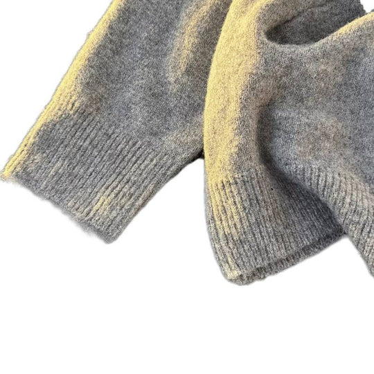 Unisex Feinstrick-Zipcardigan mit Rundhals und weichem Alpaka‑Mix Nord Taschen