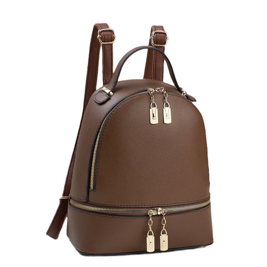 Damen Rucksackhandtasche mit elegantem Doppelreißverschluss Nord Taschen