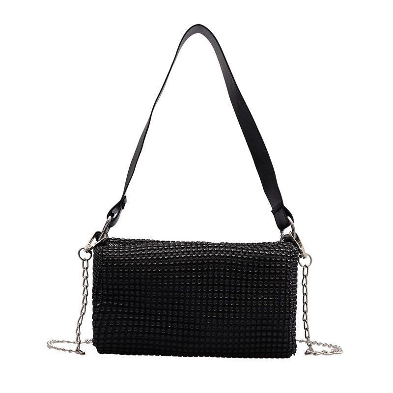 Damen Glamouröse Abendtasche mit funkelnden Strasssteinen Nord Taschen