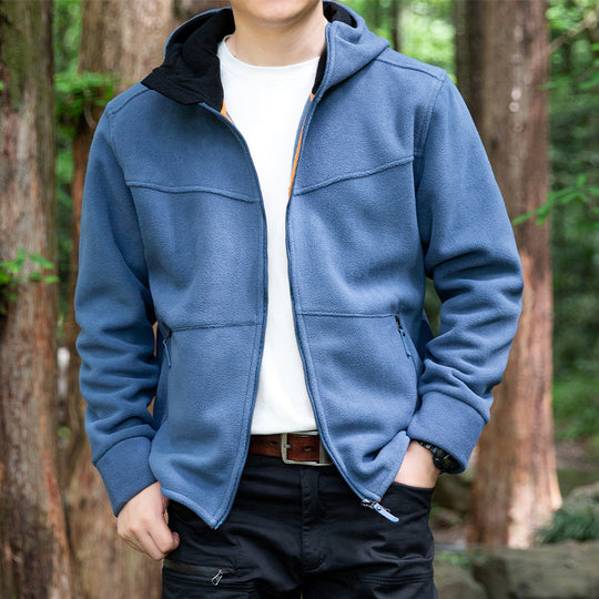 Herren Fleecejacke mit praktischen Taschen Nord Taschen