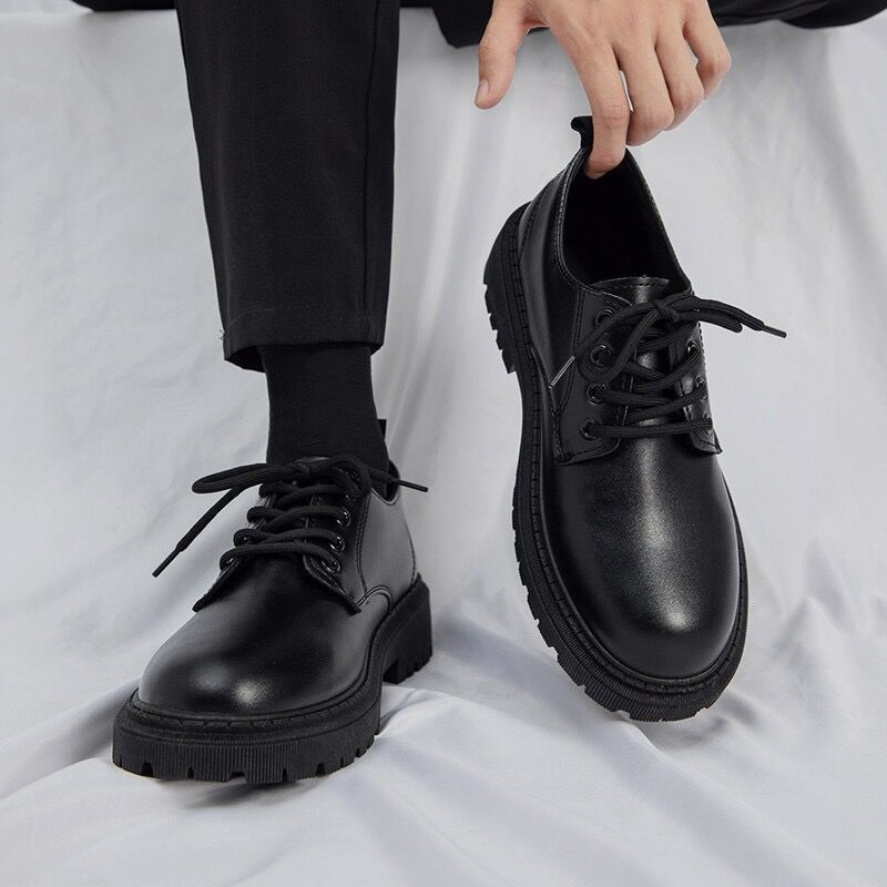 Herren Klassische Schnürschuhe mit verstärkter Sohle und zeitlosem Design