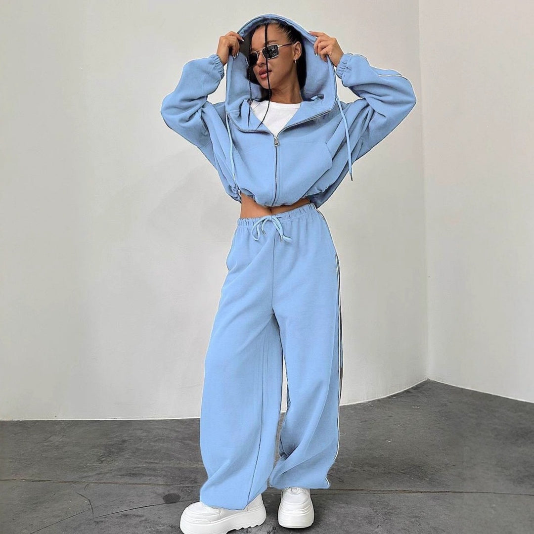 Damen Oversize Hoodie-Set Nord Taschen