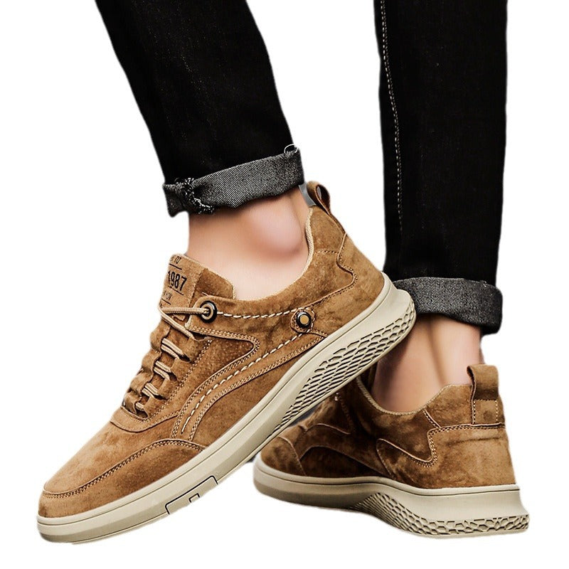 Herren Sneakers mit weichem Wildleder und atmungsaktiven Einsätzen Nord Taschen