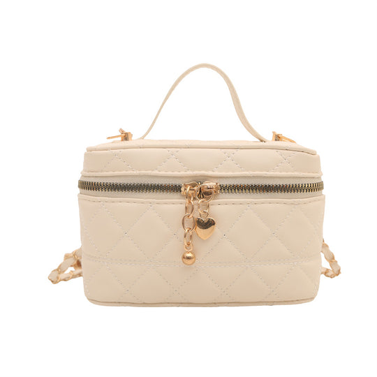 Damen elegante gesteppt Mini-Handtasche mit abnehmbarem Schulterriemen Nord Taschen