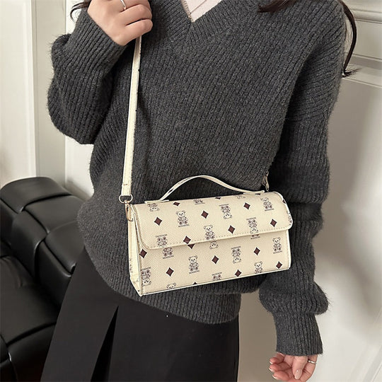 Damen Umhängetasche im verspielten Teddy-Motiv Nord Taschen