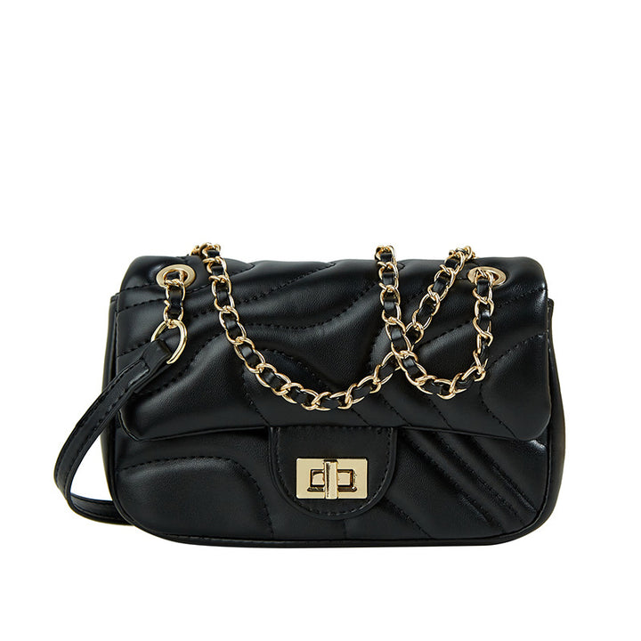 Damen Clutch-Tasche mit eleganter Steppung und goldenen Kettenakzenten Nord Taschen