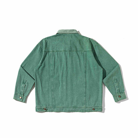 Herren Denim-Workwear-Blousonjacke mit durchgehendem Reißverschluss und Zip‑Brusttasche Nord Taschen