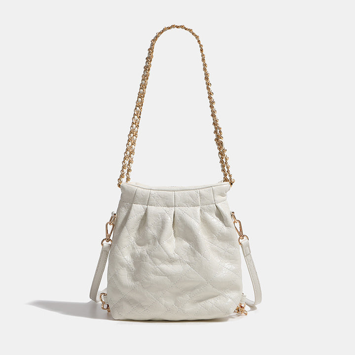 Damen Hobo-Tasche mit originellem Faltendesign und luxuriösem Kettenriemen Nord Taschen
