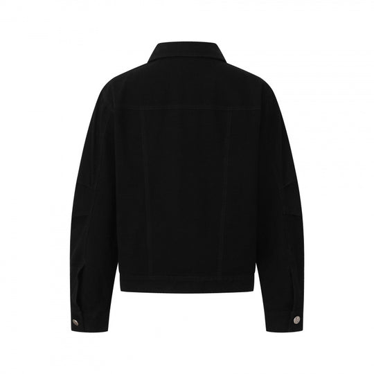 Unisex Boxy-Denimjacke im Worker‑Look mit Metallknopfleiste und Brusttaschen Nord Taschen