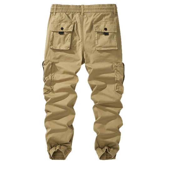 Herren Cargo-Jogginghose mit elastischem Bund, Reißverschluss-Cargotaschen und verstellbarem Saum Nord Taschen