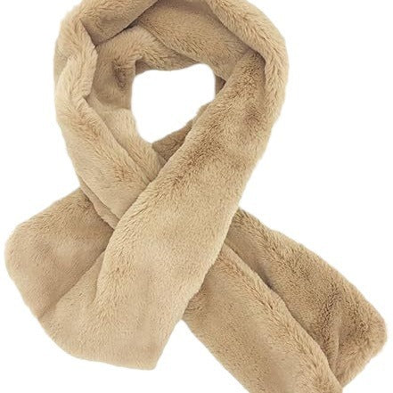 Damen Luxuriöse Kunstpelz‑Stola mit Einsteckschlitz und weichem Thermofutter Nord Taschen