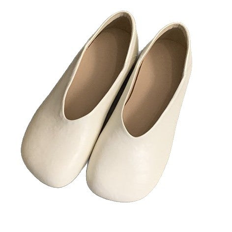 Damen bequeme Ballerinas aus hochwertigem Leder mit flexibler Sohle Nord Taschen
