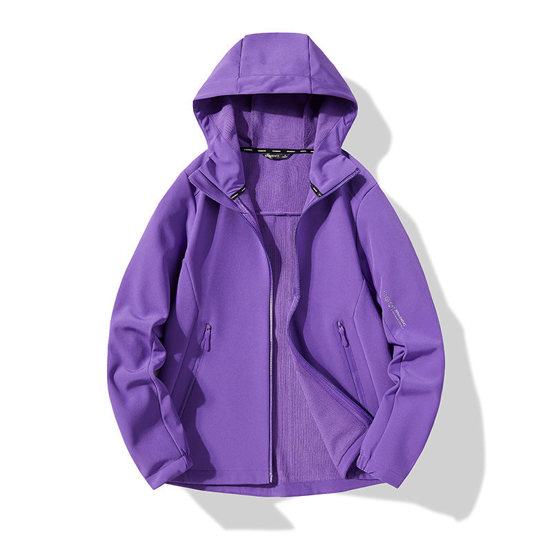 Herren Leichte Softshell-Kapuzenjacke mit Fleece-Innenfutter und wasserabweisender Oberfläche Nord Taschen