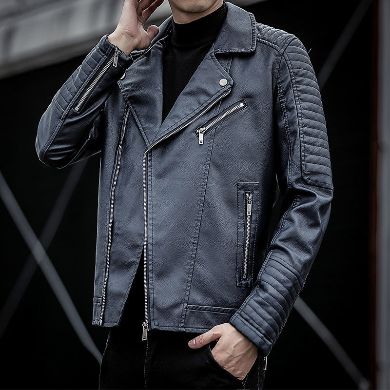 Herren Bikerjacke Nord Taschen