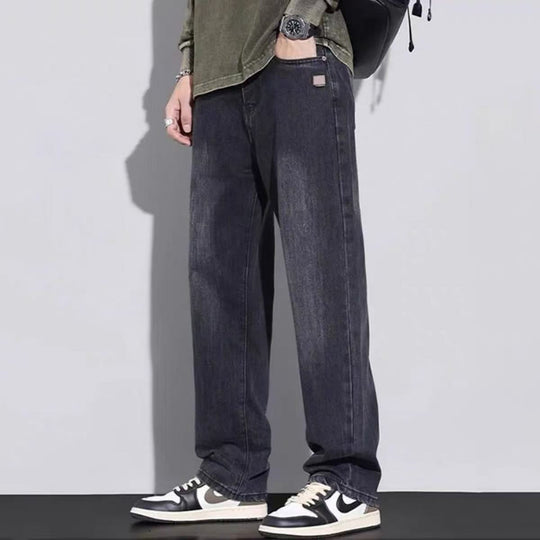 Herren Bequeme Weitbein-Jeans Nord Taschen