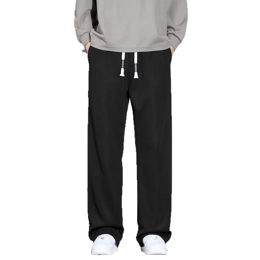 Herren Weite Relaxed-Jogginghose mit Tunnelzug und geradem Bein Nord Taschen