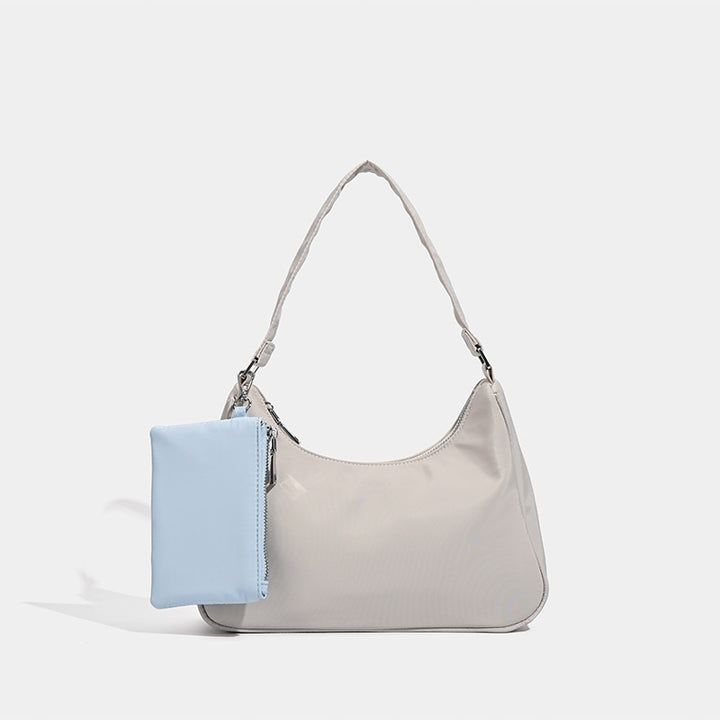 Damen Umhängetasche aus strapazierfähigem Nylon mit abnehmbarem Geldbeutel Nord Taschen