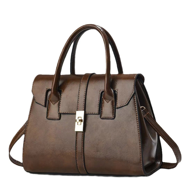 Damen strukturierte Handtasche mit abnehmbarem Schulterriemen Nord Taschen