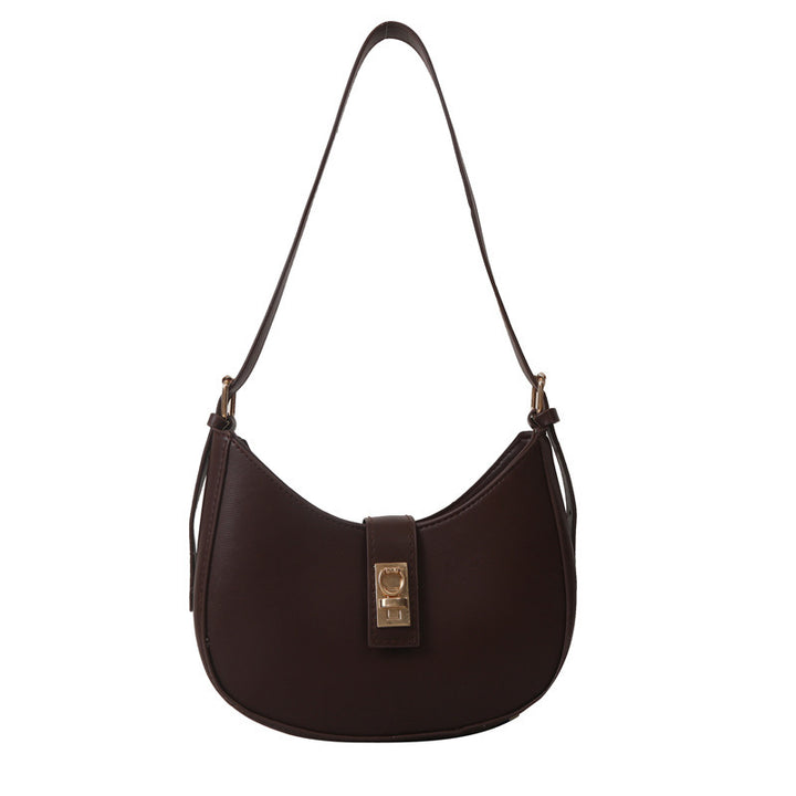 Damen Umhängetasche mit elegantem Klappverschluss und luxuriösem Kunstleder Nord Taschen