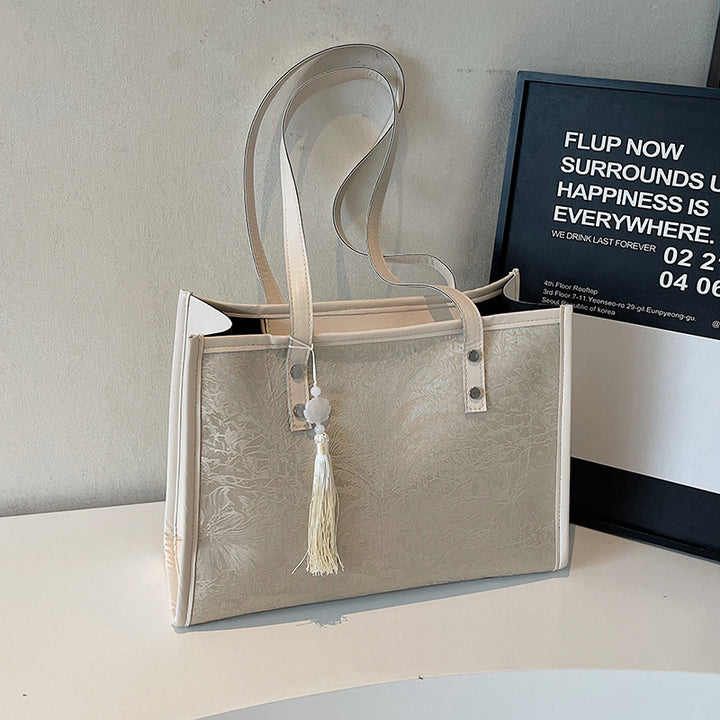 Damen elegante Tragetasche mit verziertem Design Nord Taschen