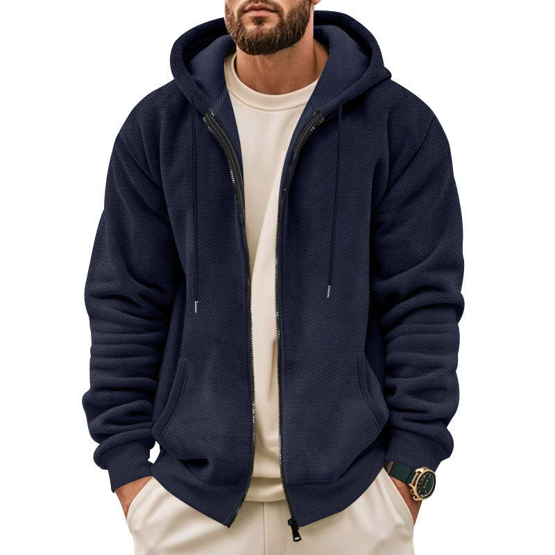 Herren Sportliche Kapuzenjacke mit atmungsaktivem Material und praktischem Reißverschluss - Arvani