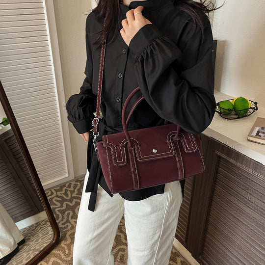 Damen Schultertasche mit strukturiertem Design und abnehmbaren Riemen Nord Taschen