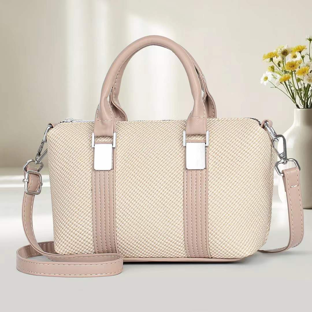Damen Handtasche mit strukturiertem Obermaterial und abnehmbaren Schulterriemen Nord Taschen