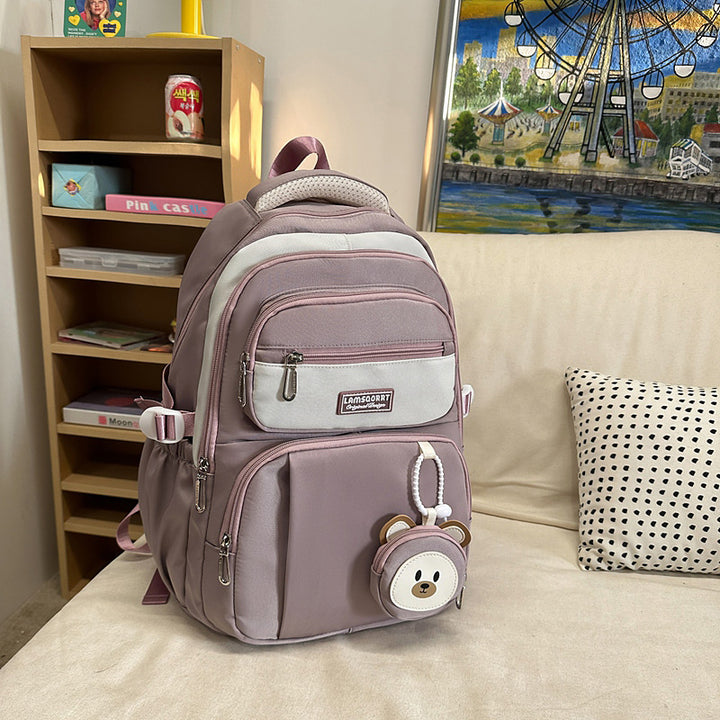 Damen Freizeit-Rucksack mit ergonomischem Design und charmantem Plüschanhänger Nord Taschen