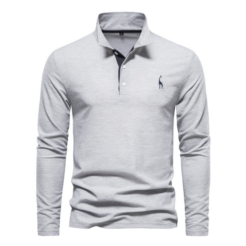Atmungsaktives Baumwoll Poloshirt Herren