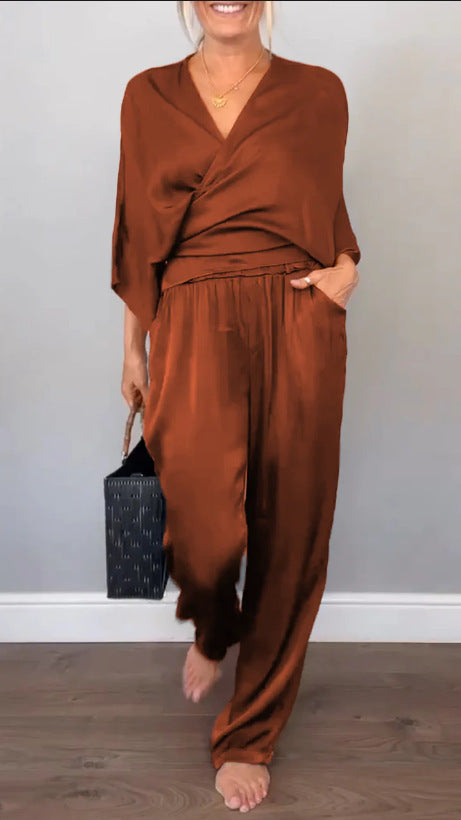 Damen elegantes und bequemes Jumpsuit Set