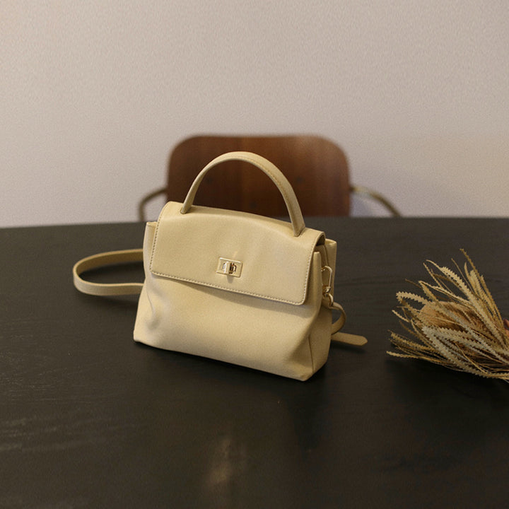 Damen elegante Handtasche mit dekorativem Verschluss Nord Taschen
