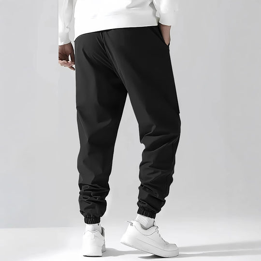 Herren Cargo-Jogginghose mit elastischem Bund, Cargo‑Taschen & Kordelzug Nord Taschen