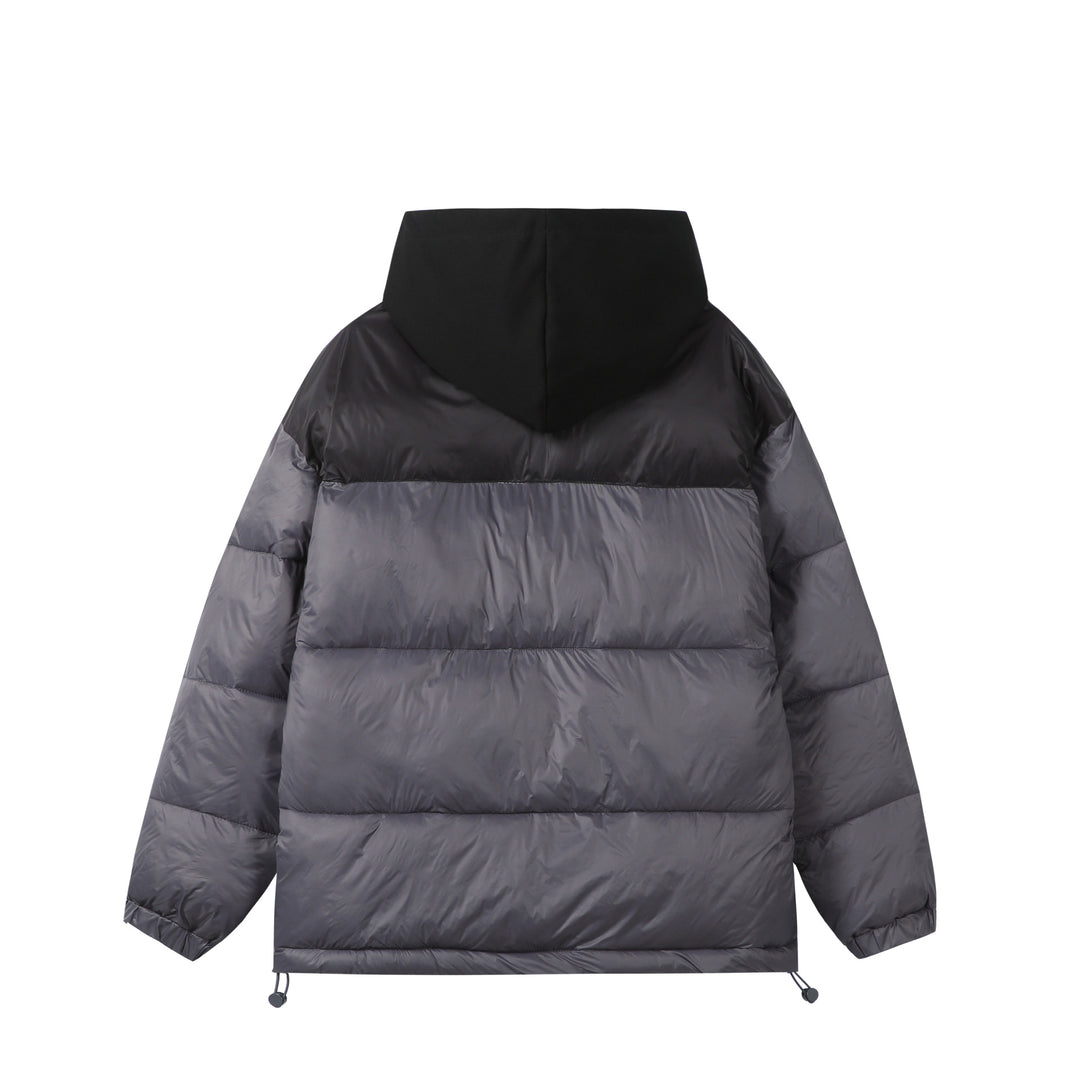 Unisex Kurz geschnittene High‑Loft Pufferjacke mit innenliegender Kapuze und Tunnelzugsaum Nord Taschen