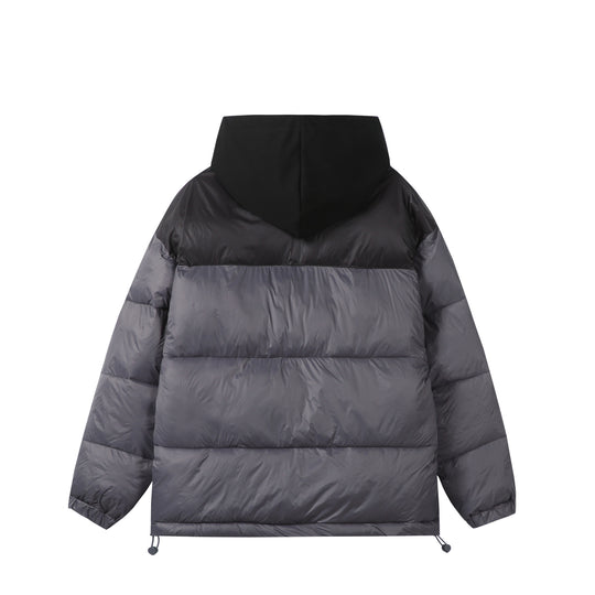 Unisex Kurz geschnittene High‑Loft Pufferjacke mit innenliegender Kapuze und Tunnelzugsaum Nord Taschen