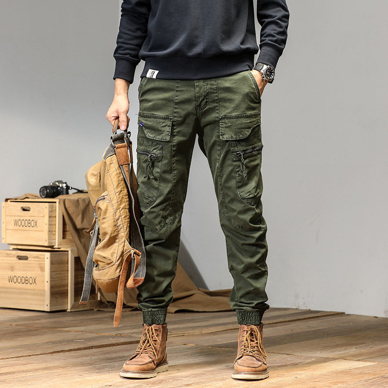 Herren Technische Cargo-Jogginghose mit Multifunktionstaschen & elastischen Bündchen Nord Taschen
