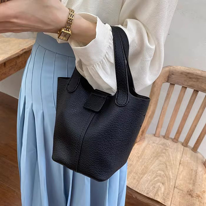 Damen Tragetasche mit abnehmbarem Kosmetiktäschchen und eleganter Struktur Nord Taschen