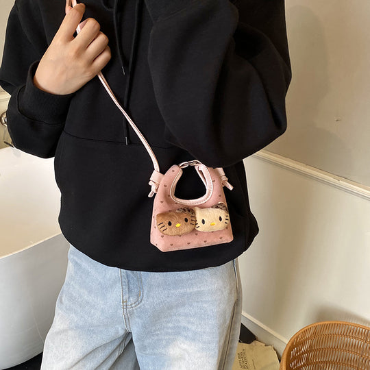 Damenhandtasche mit verspieltem Tiermotiv und großem Innenraum Nord Taschen
