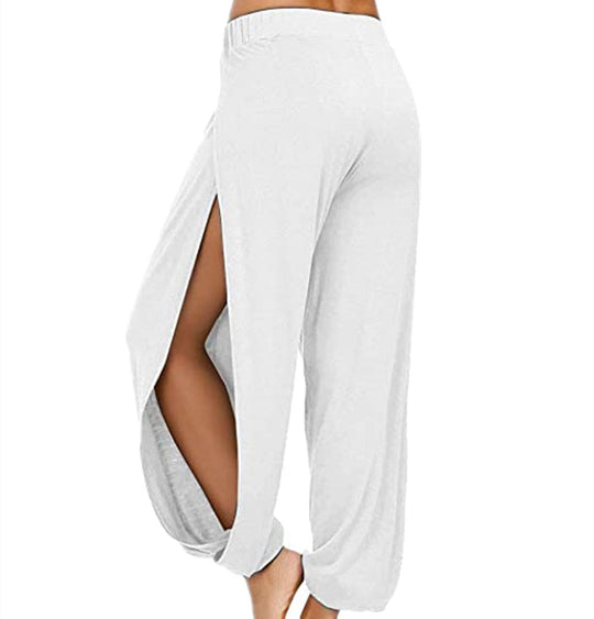 Damen luftige Freizehhose mit seitlichen Schlitzen Nord Taschen