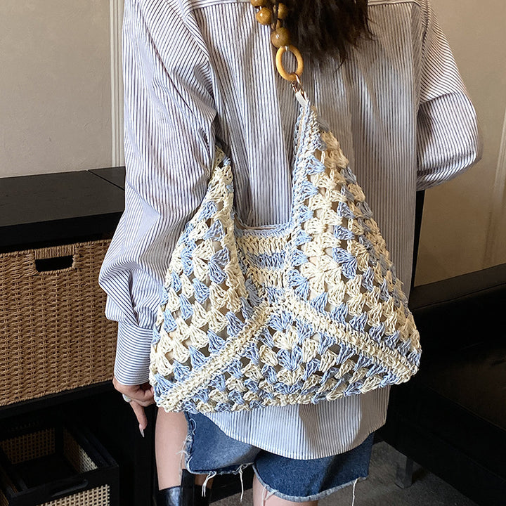 Damen handgefertigte Basttasche mit innovativem Design Nord Taschen