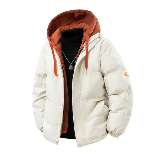 Herren Gepolsterte Wintersteppjacke mit integrierter Kapuzen-Innenlage und winddichter Thermofüllung Nord Taschen