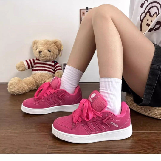 Damen Sportliche Sneakers mit rutschfester Sohle und atmungsaktivem Obermaterial