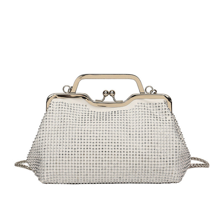 Damen elegante Clutch-Tasche aus funkelndem Strass Nord Taschen