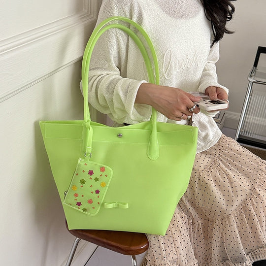 Damen elegante Tragetasche mit praktischem Mini-Portemonnaie Nord Taschen