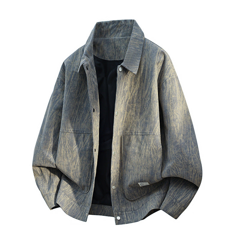 Herren Modische Übergangsjacke mit hohem Kragen Nord Taschen