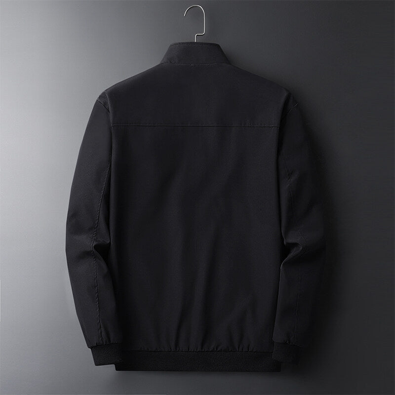 Herren Leichte Softshell-Blousonjacke mit Stehkragen, Reißverschlusstaschen und gerippten Bündchen Nord Taschen