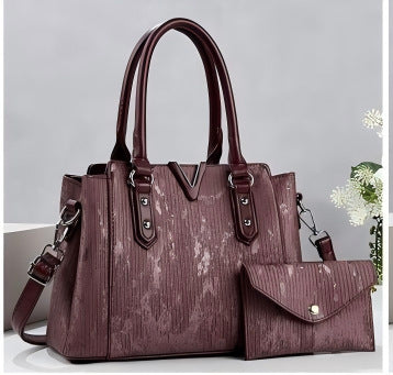 Damen elegante Handtasche mit abnehmbarem Geldbeutel Nord Taschen