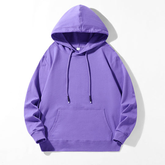 Unisex Locker geschnittener Kapuzenpullover aus Baumwollmix mit Kängurutasche und Kordelzug Nord Taschen