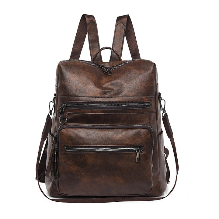 Damen eleganter Rucksack mit mehreren Reißverschlussfächern Nord Taschen