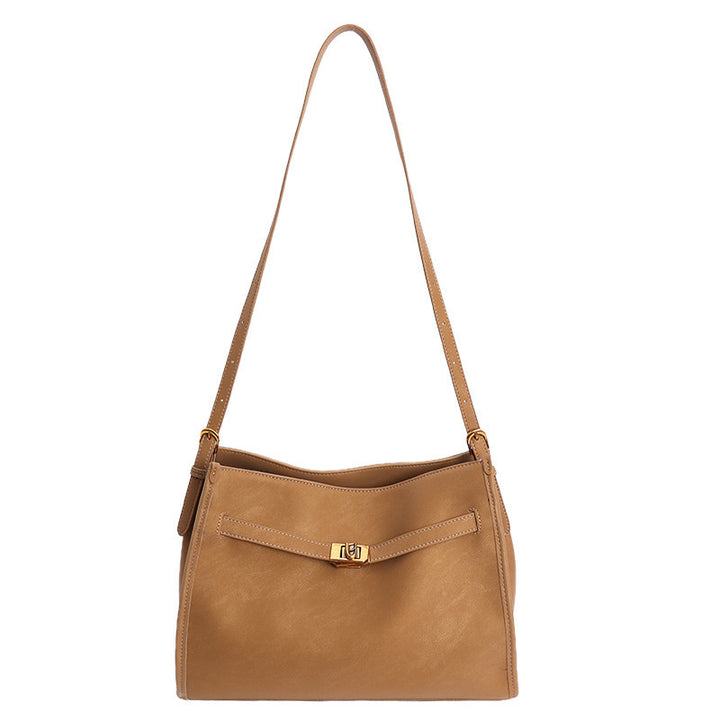 Damen elegante Umhängetasche aus hochwertigem Veloursleder mit feinem Verschluss Nord Taschen